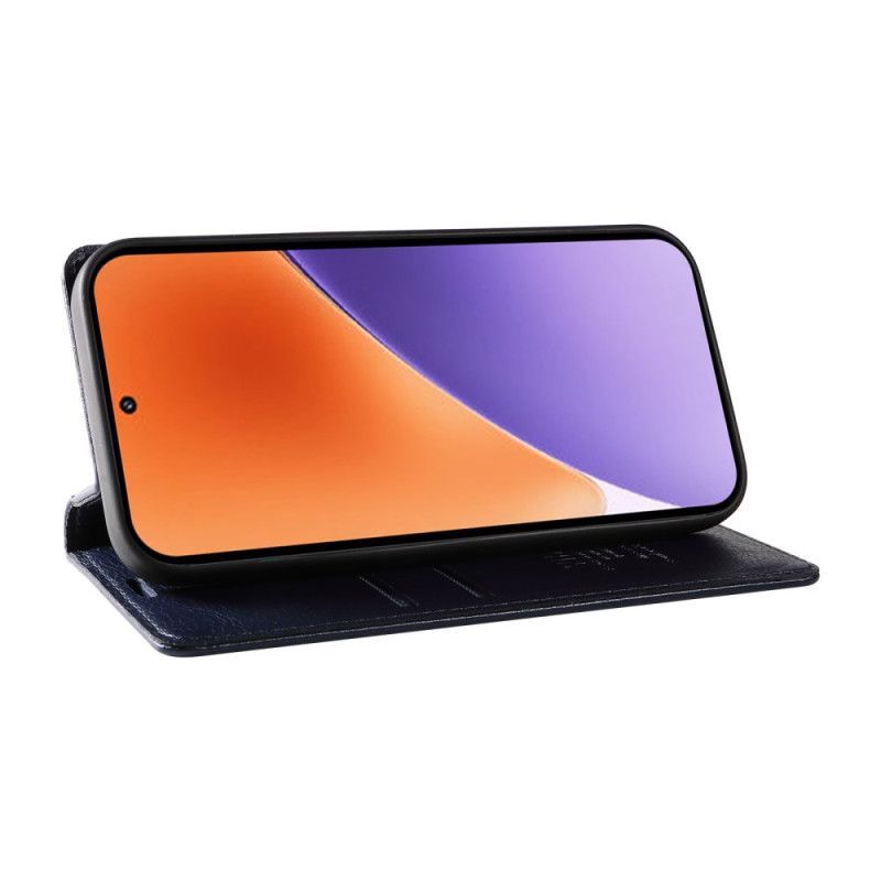 Flip Cover Xiaomi 15 Style Vintage YIKATU