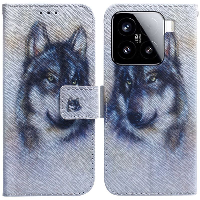 Housse Xiaomi 15 Chien Aquarelle