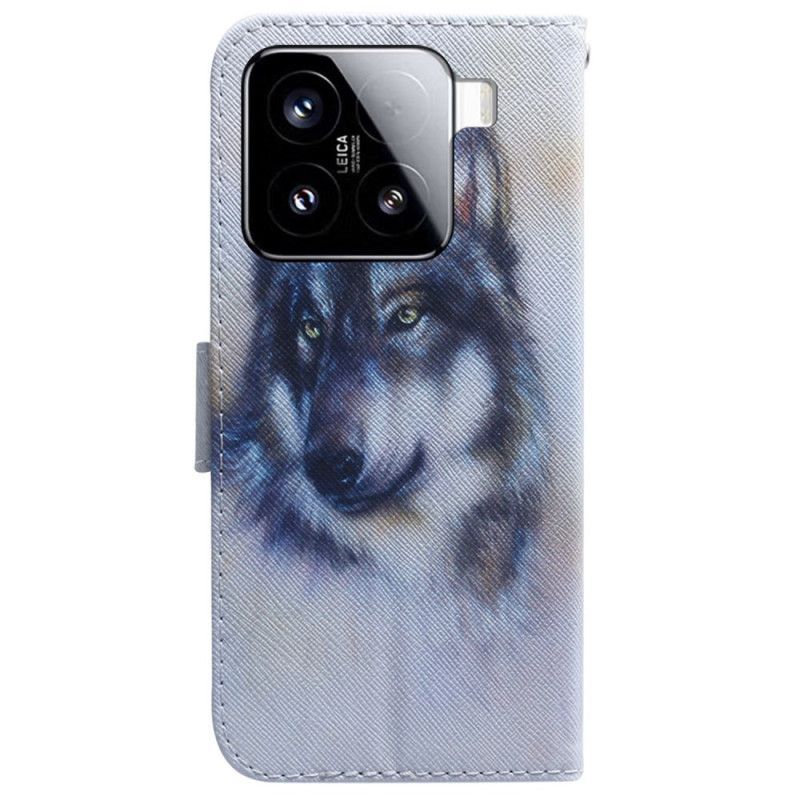 Housse Xiaomi 15 Chien Aquarelle