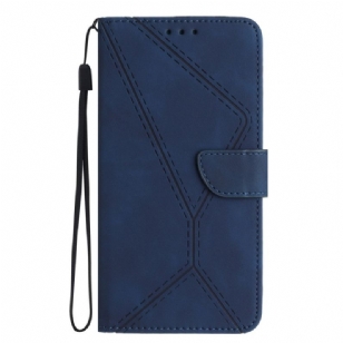 Housse Xiaomi 15 Effet Daim Lignes et Tirés