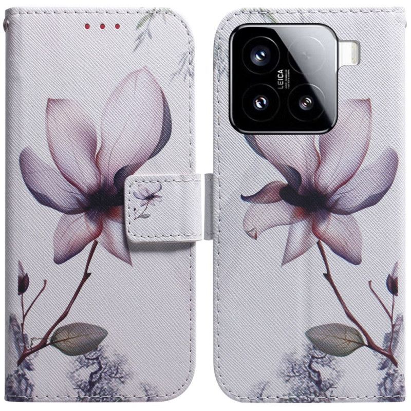 Housse Xiaomi 15 Fleur Rose