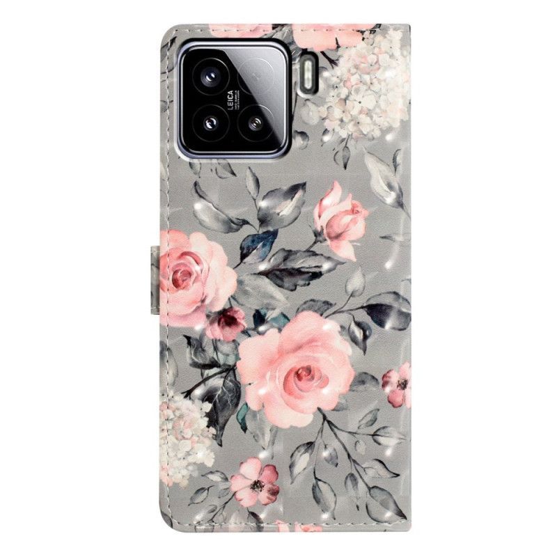 Housse Xiaomi 15 Fleurs 3D