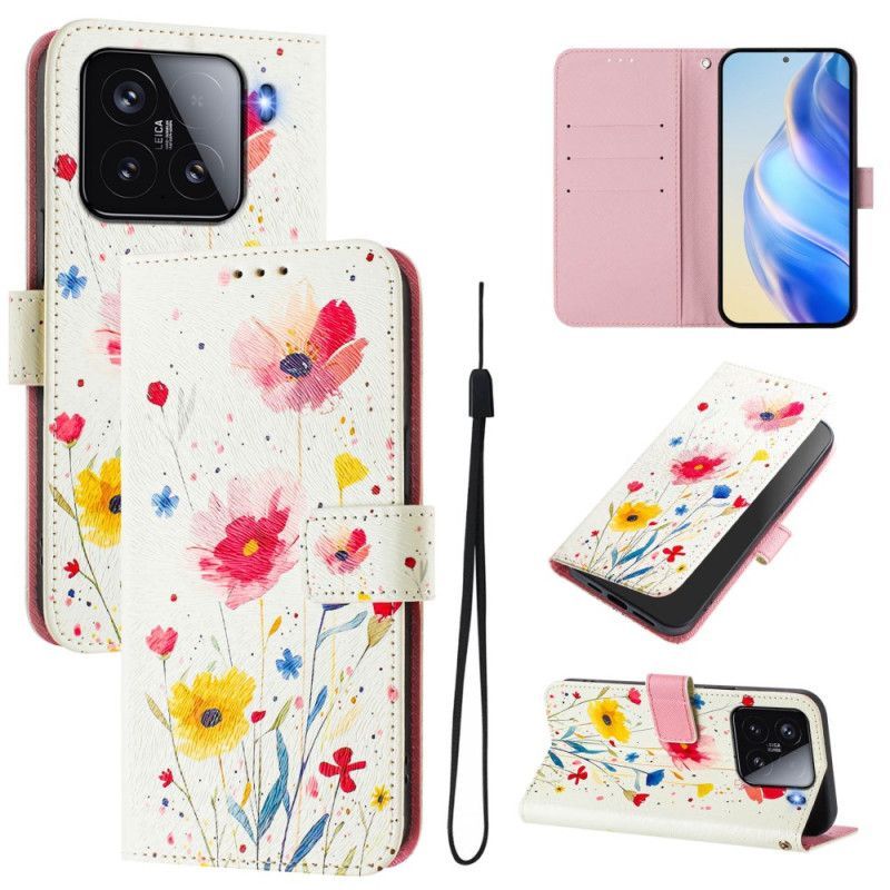 Housse Xiaomi 15 Motif Floral