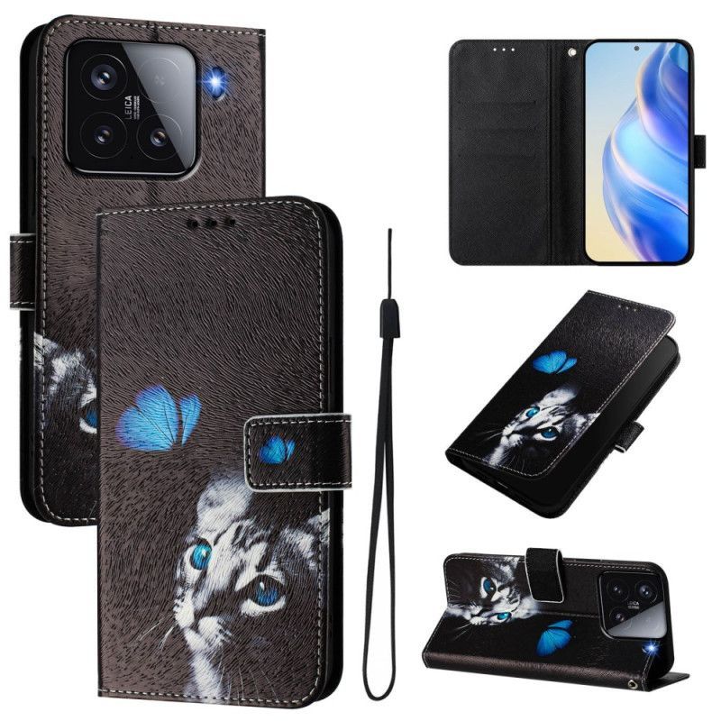 Housse Xiaomi 15 Papillon et Chat