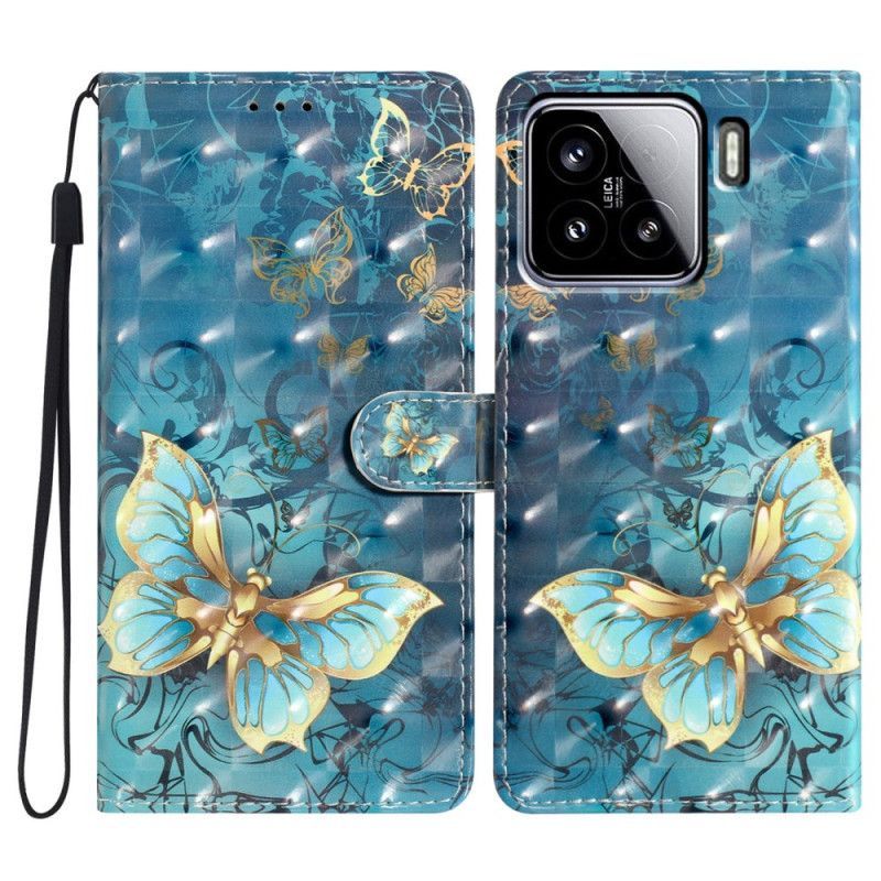 Housse Xiaomi 15 Papillons 3D