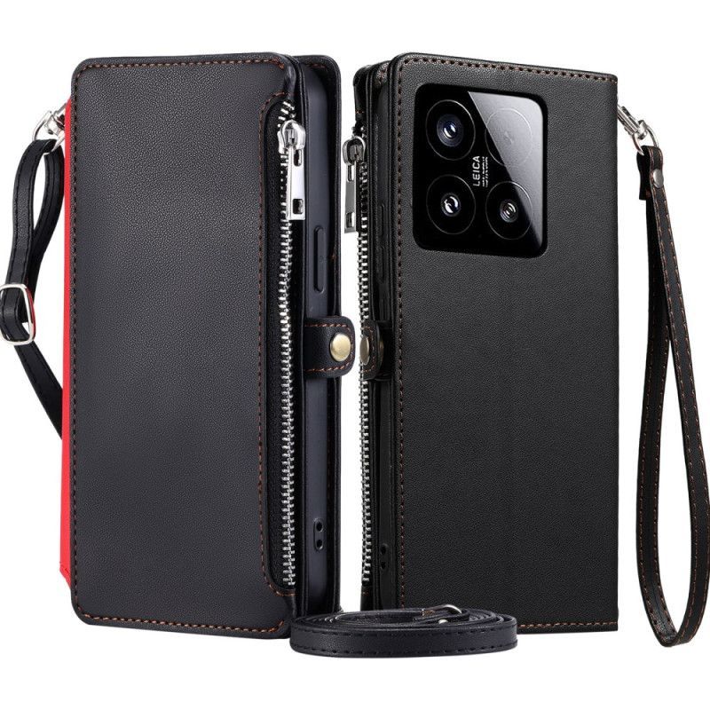 Housse Xiaomi 15 Porte-Monnaie et 8 Porte-Cartes