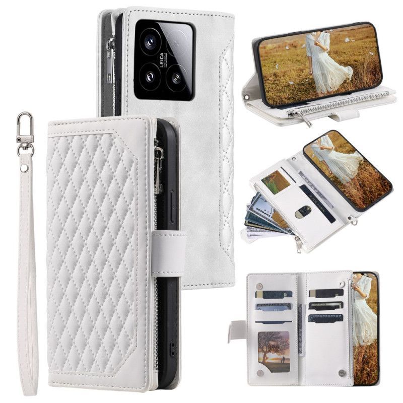 Housse Xiaomi 15 Portefeuille Matelassé