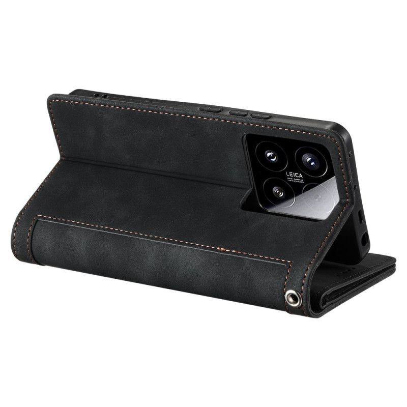 Housse Xiaomi 15 Portfeuille avec Fermeture Éclair