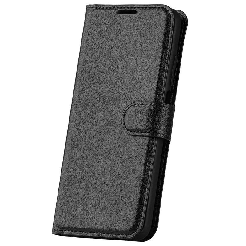 Housse Xiaomi 15 Simili Cuir Litchi Classique