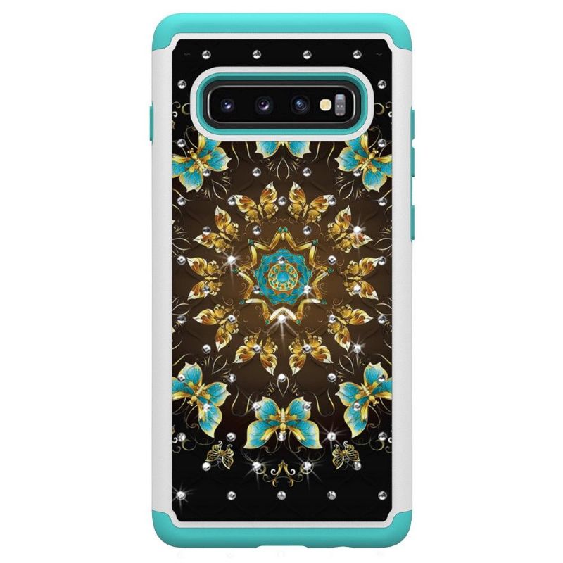 Samsung Galaxy S10 Plus - Coque Luxury multiples papillons