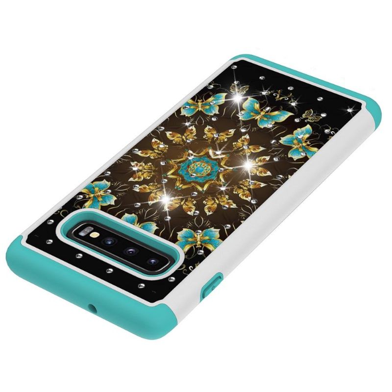 Samsung Galaxy S10 Plus - Coque Luxury multiples papillons