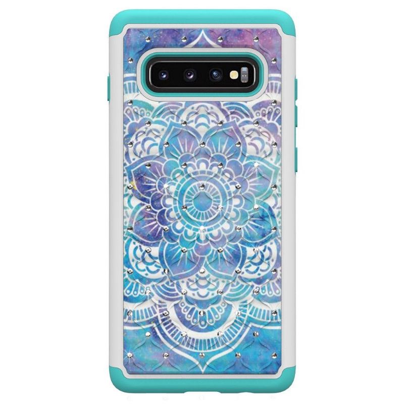Samsung Galaxy S10 Plus - Coque mandala fleur antichoc