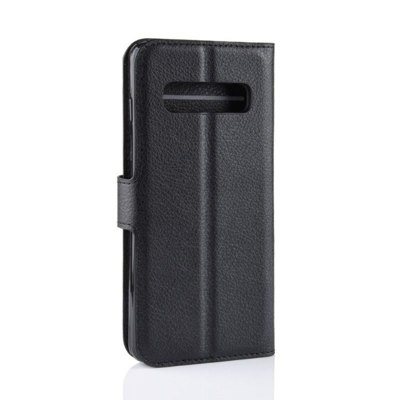 Samsung Galaxy S10 Plus - Étui style cuir porte cartes