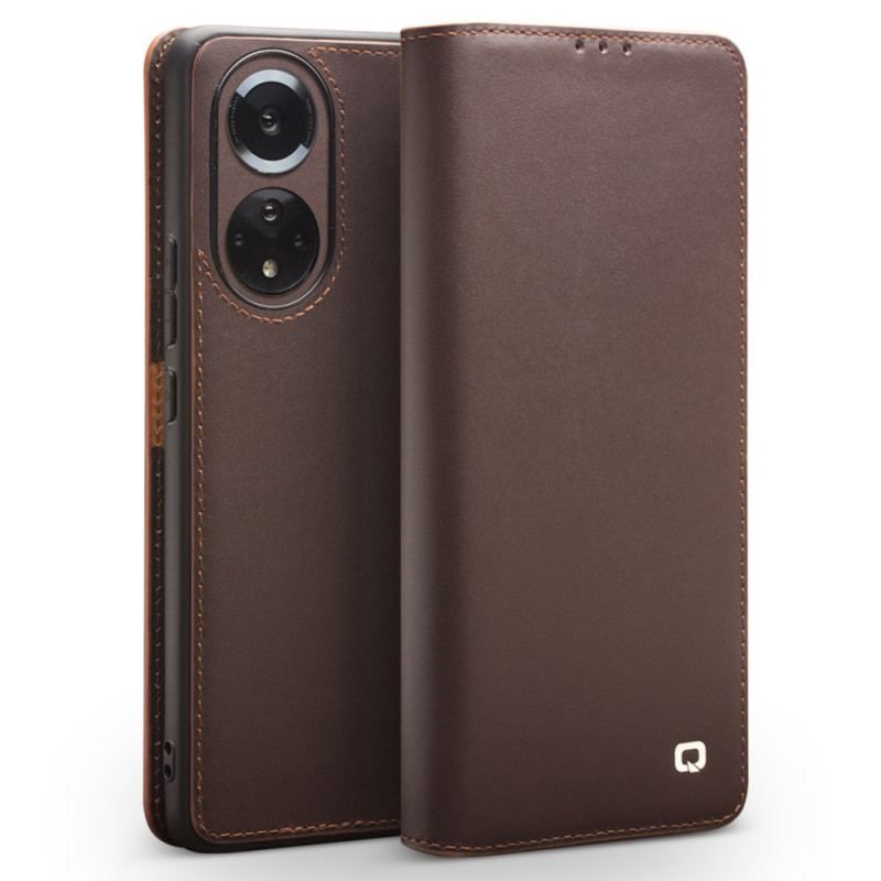 Flip Cover Honor 50 Pro / Huawei Nova 9 Pro Véritable Cuir Qialino