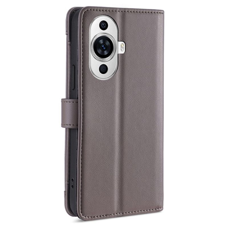 Housse Huawei Nova 12S Portefeuille Lanière et Bandoulière