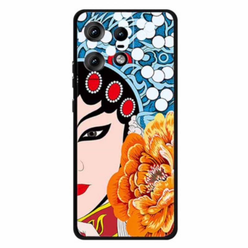 Coque Motorola Edge 50 Pro Visage d'Opéra de Pékin