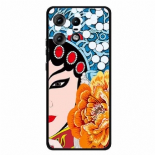 Coque Motorola Edge 50 Pro Visage d'Opéra de Pékin