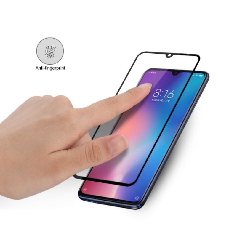 Xiaomi Mi 9 - Protection d’écran en verre trempé Full Size - Noir