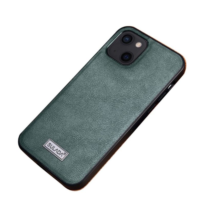 Coque iPhone 13 mini SULADA Effet Cuir