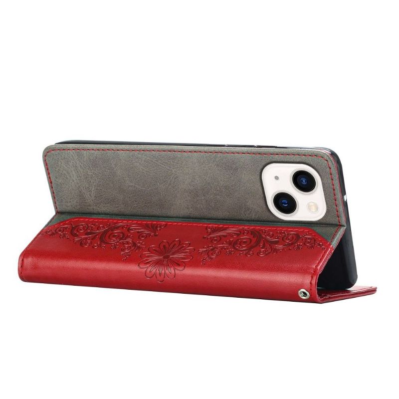 Étui iPhone 13 mini Folio Papillon