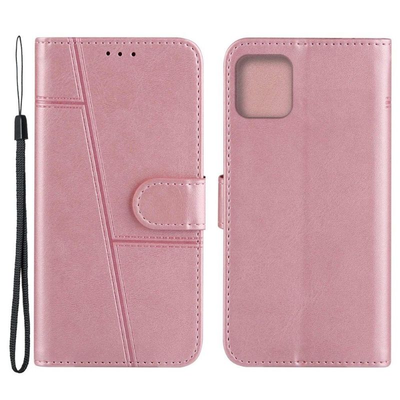 Housse iPhone 13 mini Lines Effet Cuir