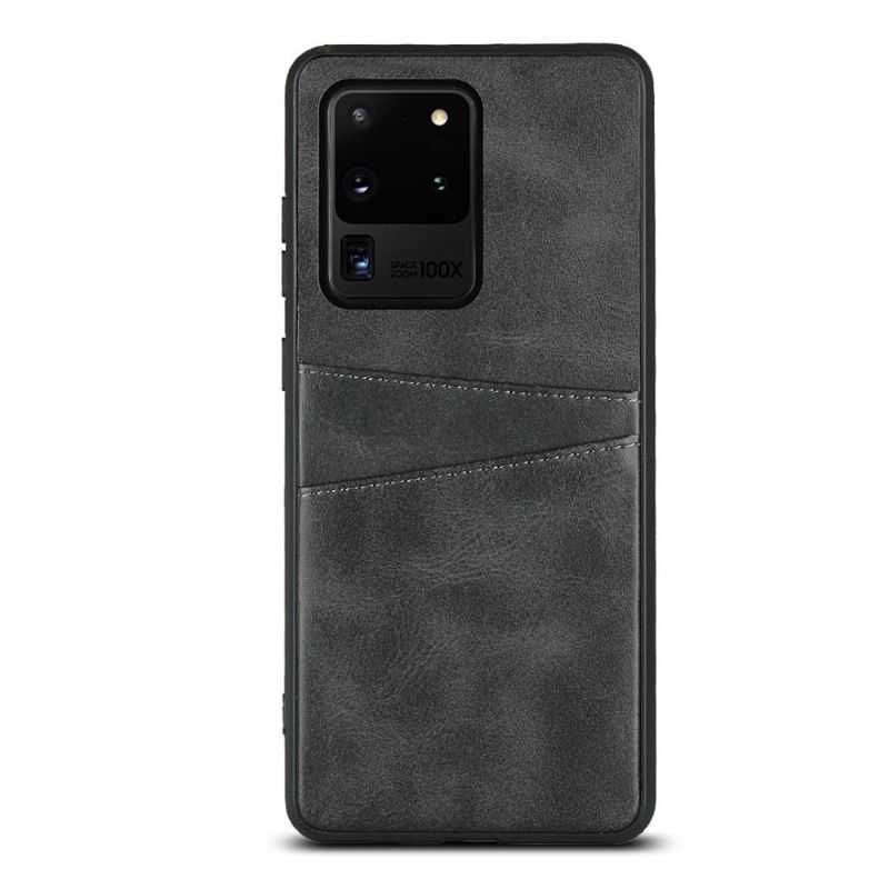 Coque Samsung Galaxy S20 Ultra Effet Cuir Porte Cartes