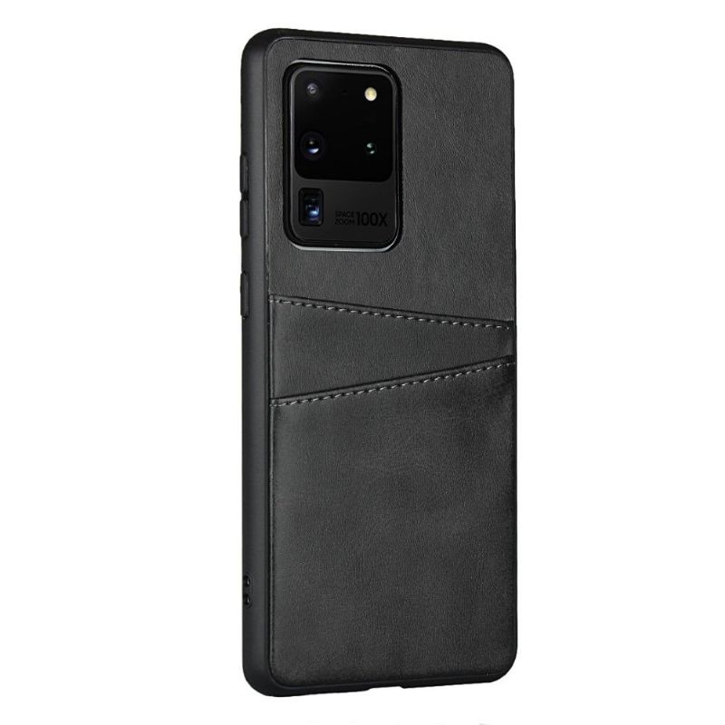 Coque Samsung Galaxy S20 Ultra Effet Cuir Porte Cartes