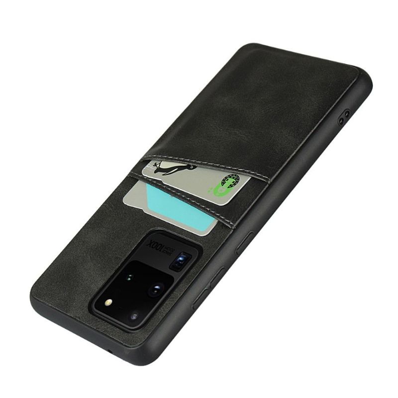 Coque Samsung Galaxy S20 Ultra Effet Cuir Porte Cartes
