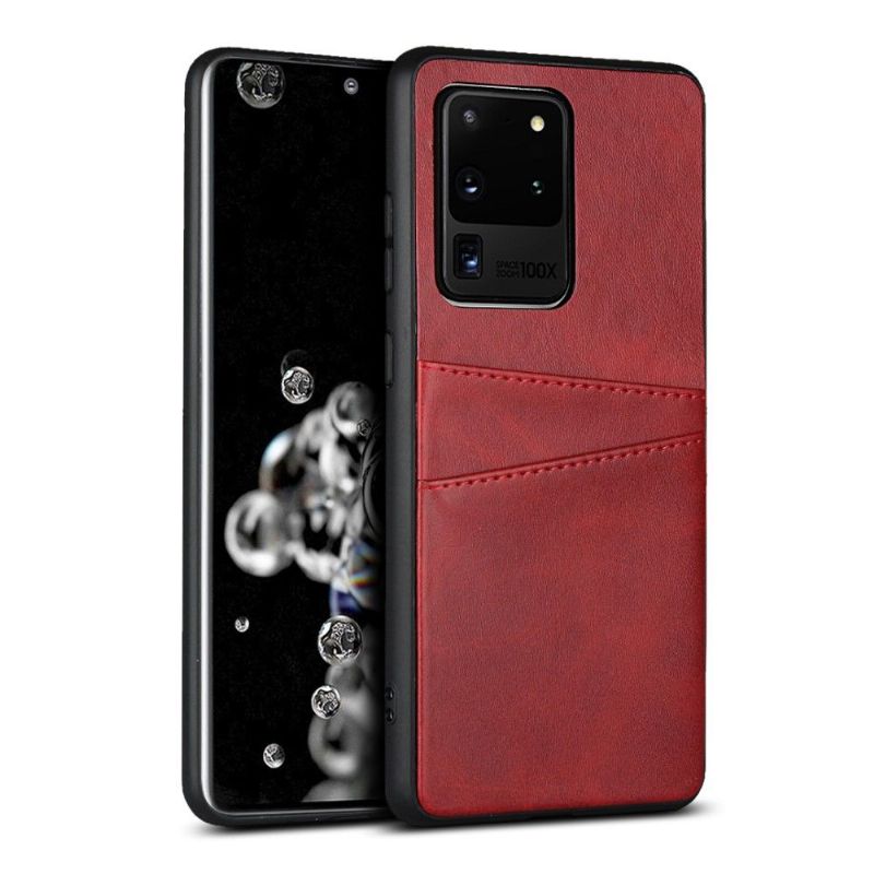Coque Samsung Galaxy S20 Ultra Effet Cuir Porte Cartes