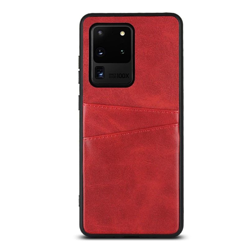 Coque Samsung Galaxy S20 Ultra Effet Cuir Porte Cartes