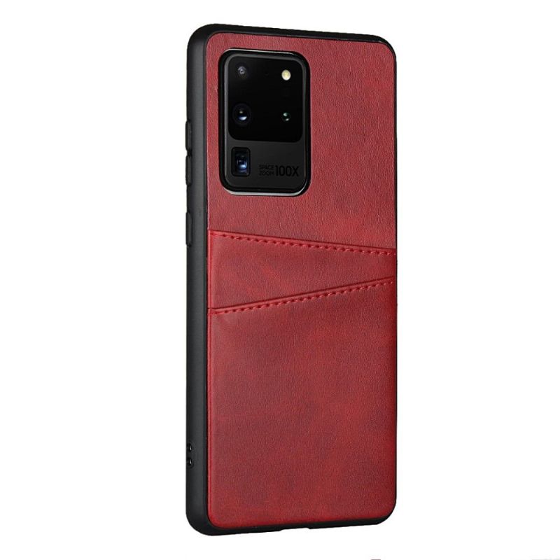 Coque Samsung Galaxy S20 Ultra Effet Cuir Porte Cartes