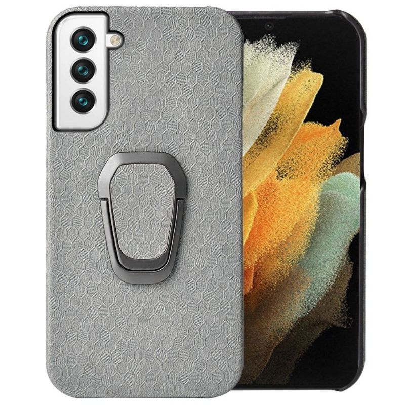 Coque Samsung Galaxy S22 5G design nid d'abeille fonction support