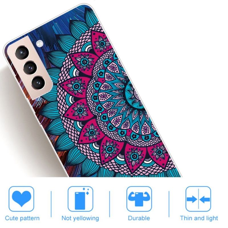 Coque Samsung Galaxy S22 5G Mandala coloré