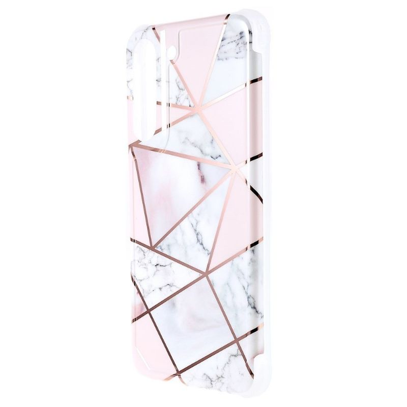 Coque Samsung Galaxy S22 5G Marbre Géométrique