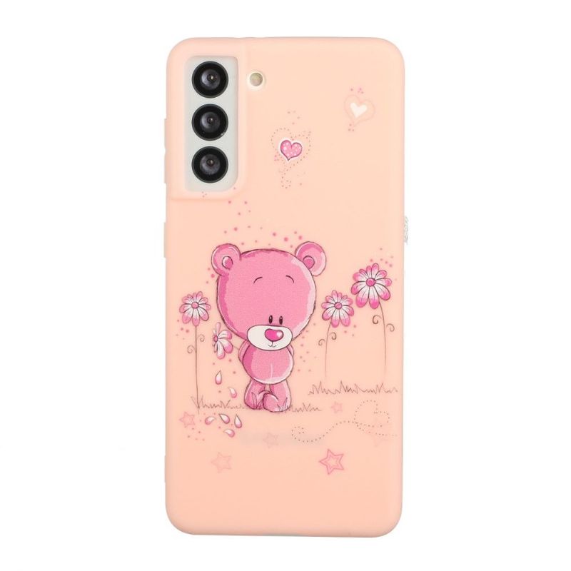 Coque Samsung Galaxy S22 5G Ourson à lanière