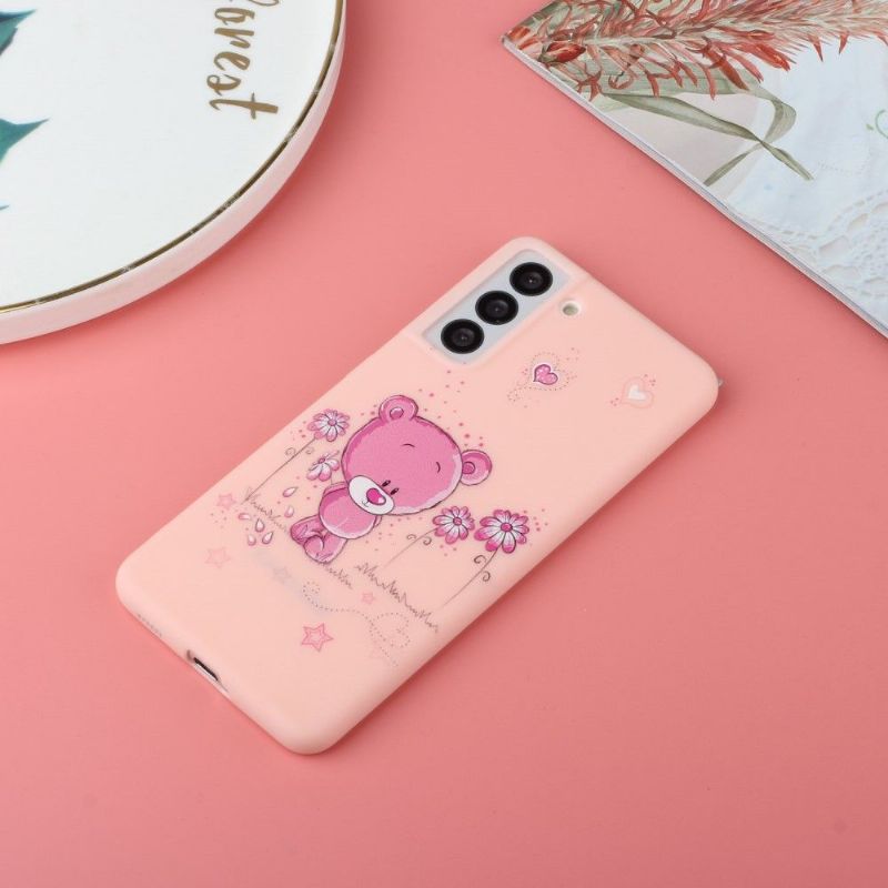Coque Samsung Galaxy S22 5G Ourson à lanière