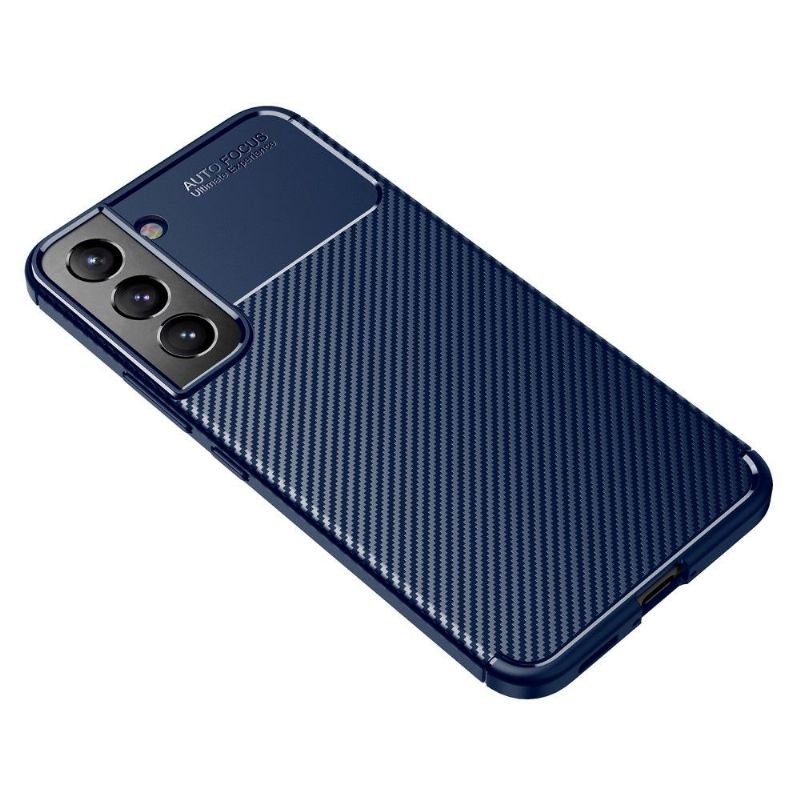 Coque Samsung Galaxy S22 5G style fibre de carbone