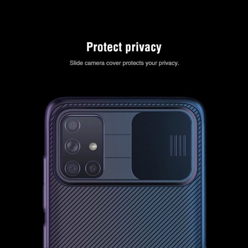 Coque Samsung Galaxy A71 avec cache objectif arrière