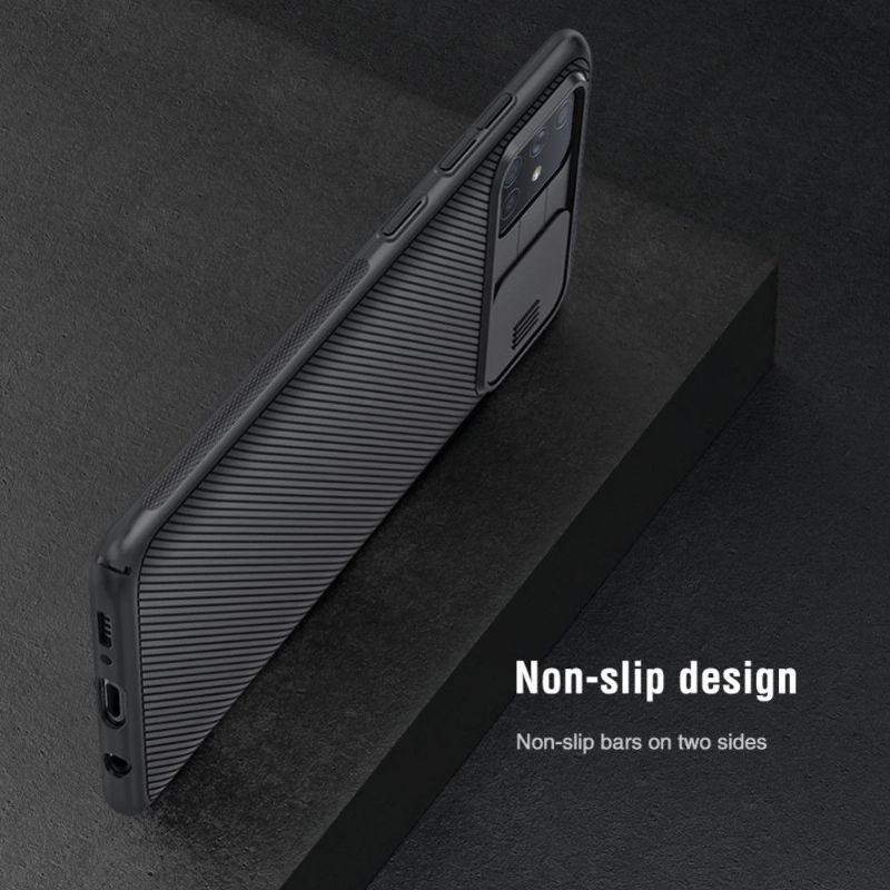 Coque Samsung Galaxy A71 avec cache objectif arrière