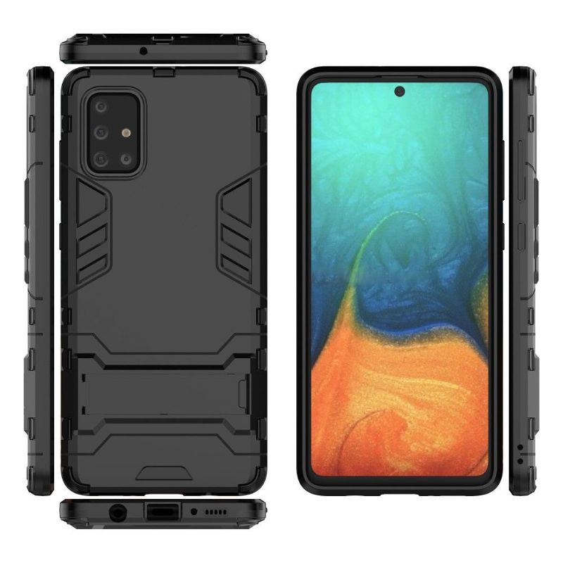 Coque Samsung Galaxy A71 cool guard antichoc avec support intégré