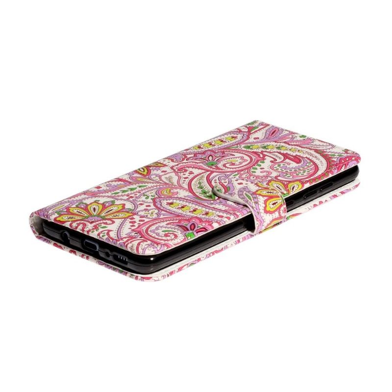 Housse Samsung Galaxy A71 paisley fleur