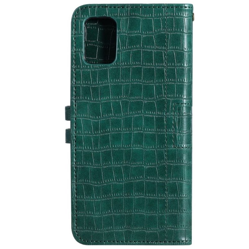 Samsung Galaxy A71 - Housse style cuir effet croco