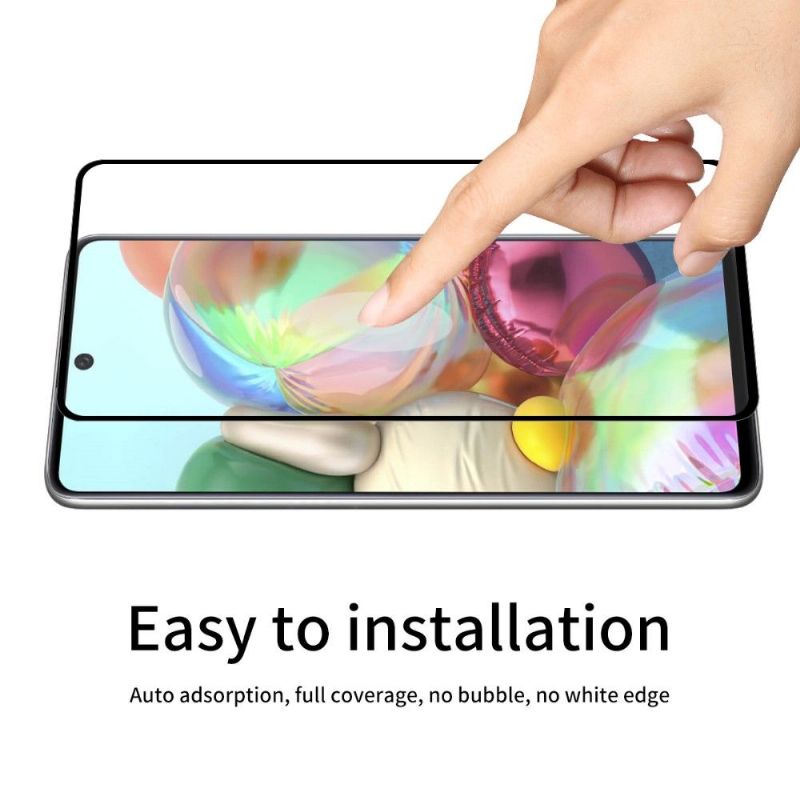 Samsung Galaxy A71 - Pack de 2 films en verre trempé full size