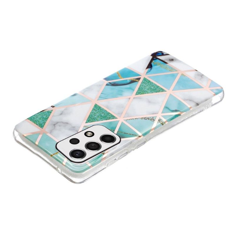 Coque Samsung Galaxy A53 5G Géométrie en silicone