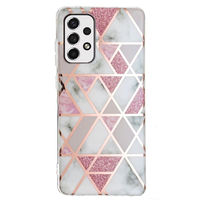 Coque Samsung Galaxy A53 5G Géométrie en silicone