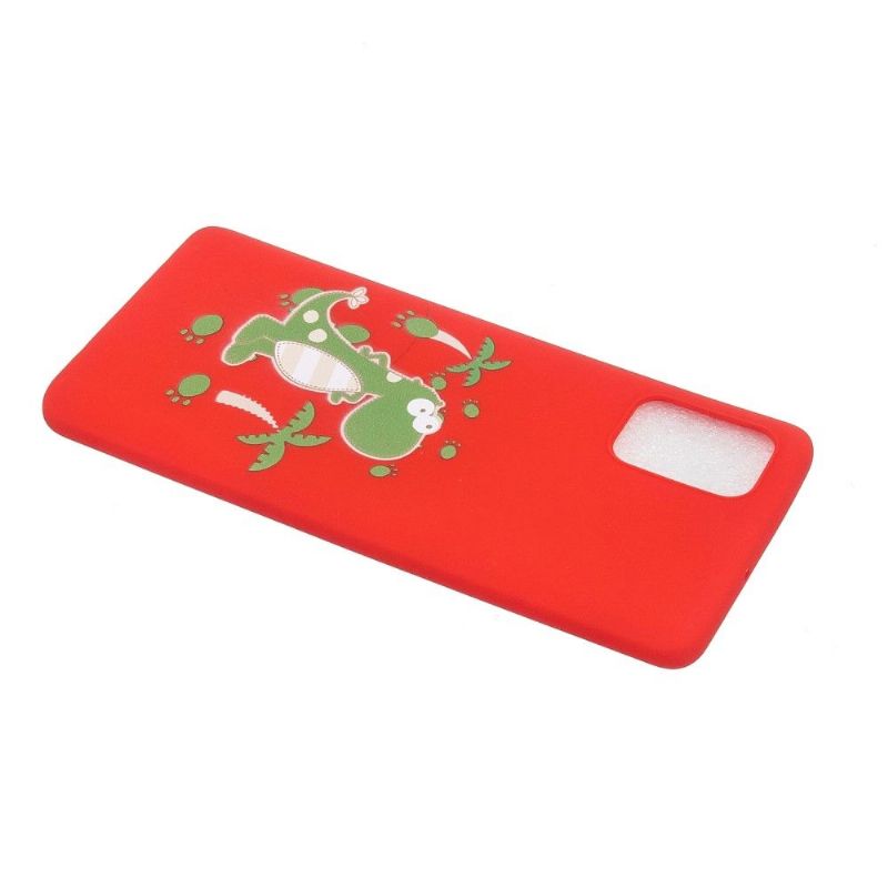 Coque Samsung Galaxy A53 5G illustration dinosaure à lanière