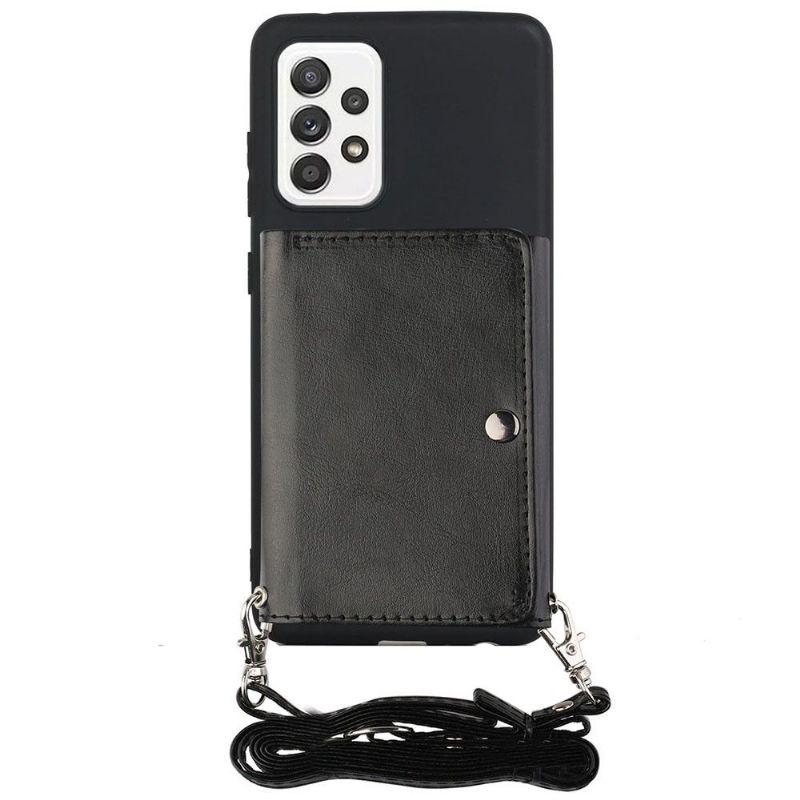 Coque Samsung Galaxy A53 5G Porte-cartes avec sangle