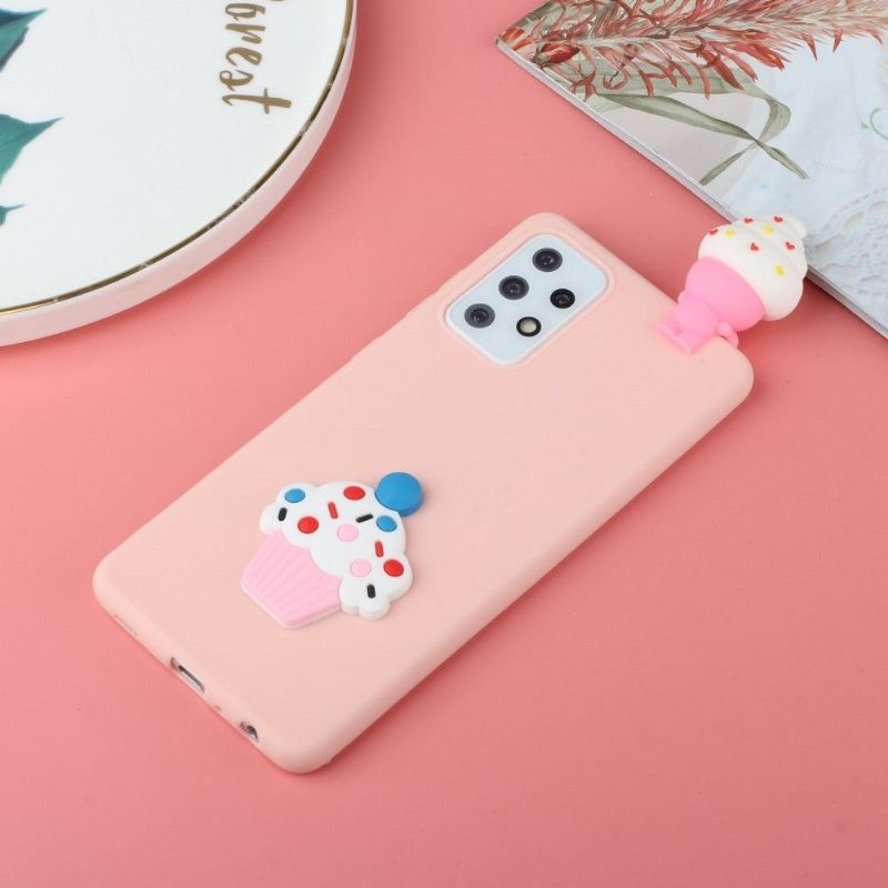 Coque Samsung Galaxy A53 5G Silicone 3D Crème Glacée