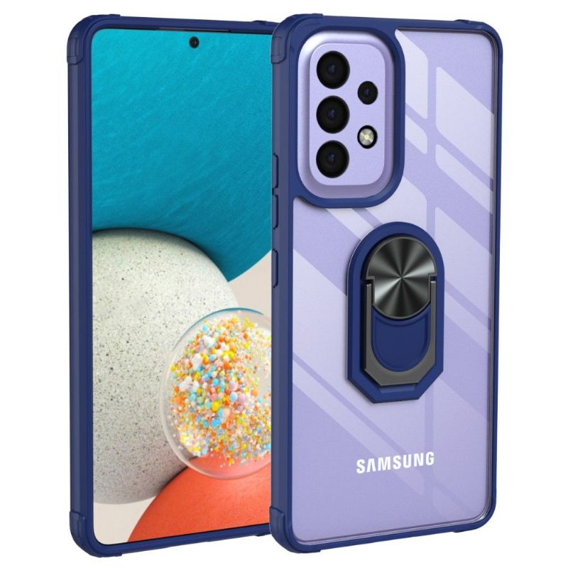 Protection coque Samsung Galaxy A53 5G transparente avec anneau