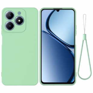 Coque Realme C61 Silicone Liquide à Lanière